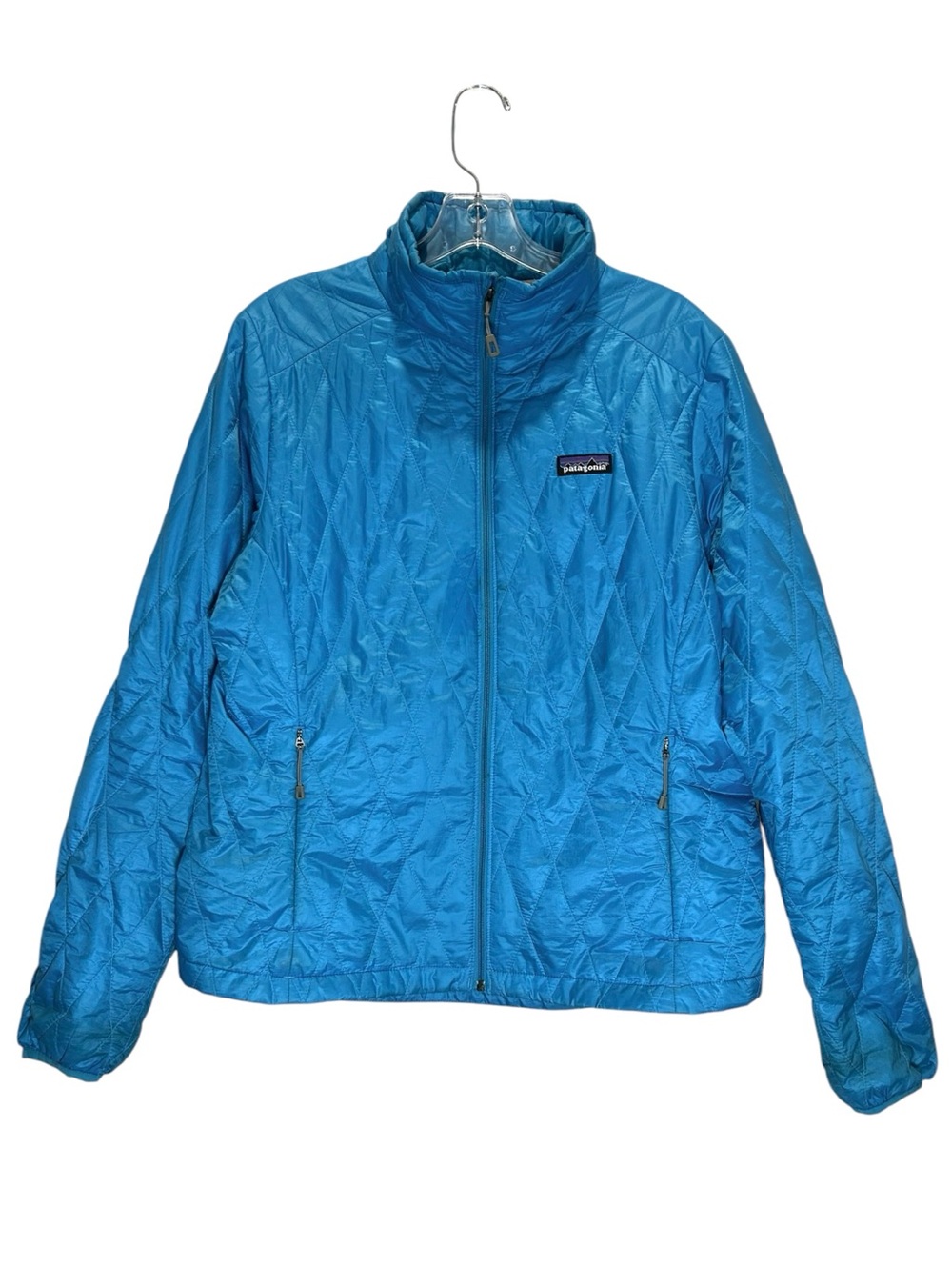 Patagonia Women’s Blue PrimaLoft Full Zip Quilted Puffer Jacket - Large